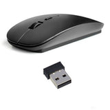 Slim Wireless Mouse with Nano Receiver for Macbooks & Windows Laptops