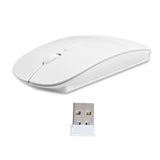 Slim Wireless Mouse with Nano Receiver for Macbooks & Windows Laptops
