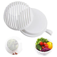 2-in-1 60 Second Salad Cutter Bowl and Colander